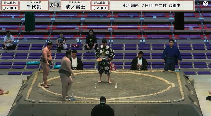 「初めて見た」土俵上に“ポツン”と忘れ物の珍光景 呼出が迅速対応 4枚目
