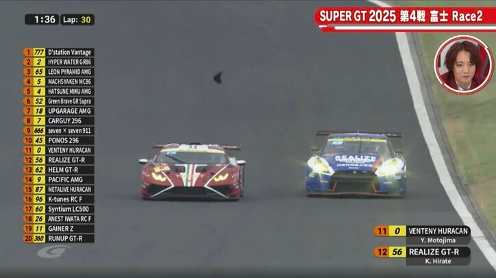 【写真・画像】「お前なにしやがんねん！笑」日産Z、10秒ペナの決定的瞬間に“トヨタのレジェンド”が本音も「今ロックアップして」鋭く指摘　1枚目