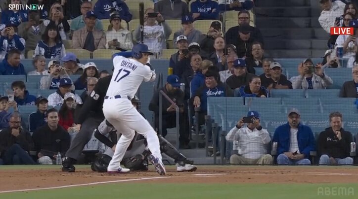 【映像】大谷が確信アーチで見せた“カッコ良すぎる”フォロースルー