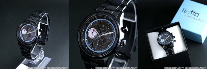 アニメ『Re:ゼロから始める異世界生活』エミリア＆レムのステンレス腕時計、ヴィレヴァン通販に新登場