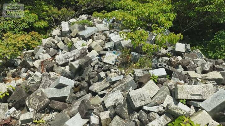 淡路島の観光地付近に“墓石の墓場” 市の解決策は?