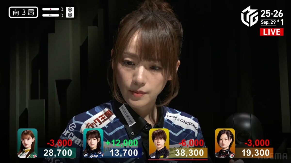 裏3レディ”がまたやったのか！？強運女子・瑞原明奈のツモアガリに実況