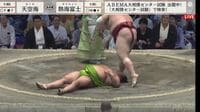 【映像】死力を尽くし“燃え尽きた”力士の表情
