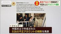 中国政府が香港デモを妨害か