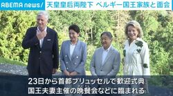 天皇皇后両陛下 ベルギー国王家族と面会