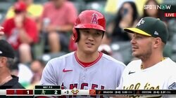 大谷翔平に1試合2敬遠 両リーグトップ＆自己最多21個目の申告敬遠、球場総立ちも勝負避けられる
