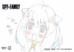 照れるヨルさん、わくわくアーニャ…アニメ『SPY×FAMILY』第2話の原画が公開に