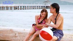 水着ギャルの“寄りかかりギュッ”にドキドキ 美男美女の2ショット風景に峯岸みなみ「全てが噛み合ってる…」