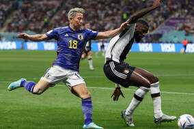 【W杯】日本代表、ドイツ戦前半でワースト記録更新　シュート数とパス成功数が史上最少