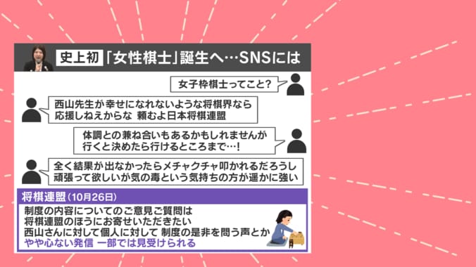 SNSの反応