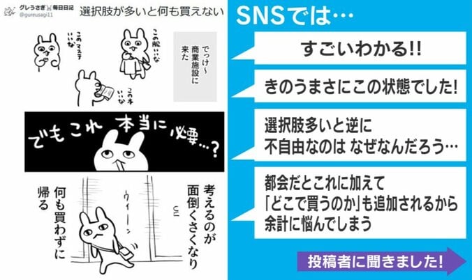 買い物あるある