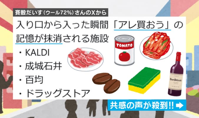 “記憶喪失”になる買い物あるある