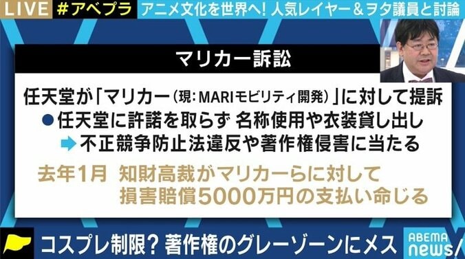 “文化が衰退?”と懸念の声も…誤解が拡散?山田太郎議員がコスプレと著作権のルール化の必要性と難しさを解説 6枚目