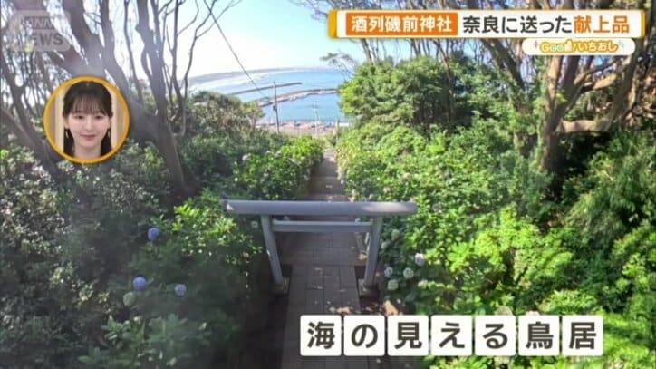 参道から脇道へ入った所に…