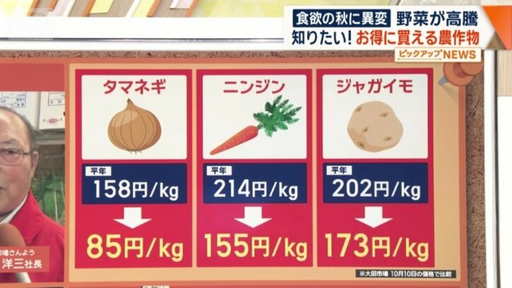 お得に買える野菜
