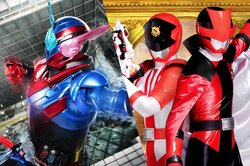Wヒーローここにあり！ 劇場版『仮面ライダービルド』&『ルパパト』興行収入10億円突破