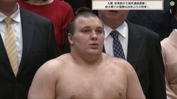 「あれ、歌ってる」国歌斉唱の安青錦、背後に人気タレントが“チラリ” 著名人多数で話題の初場所を締めくくったまさかの一コマ