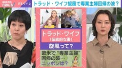 「夫に従順」「女性は家を守る」欧米のSNSで広がる伝統的な妻“トラッド・ワイフ”現象とは？日本への影響は？「キラキラしたものをまぶしただけ」漫画家・瀧波ユカリが指摘