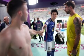 ドイツに劇的勝利…鎌田大地「本当に勝てると思っていた。結果で証明できてよかった」