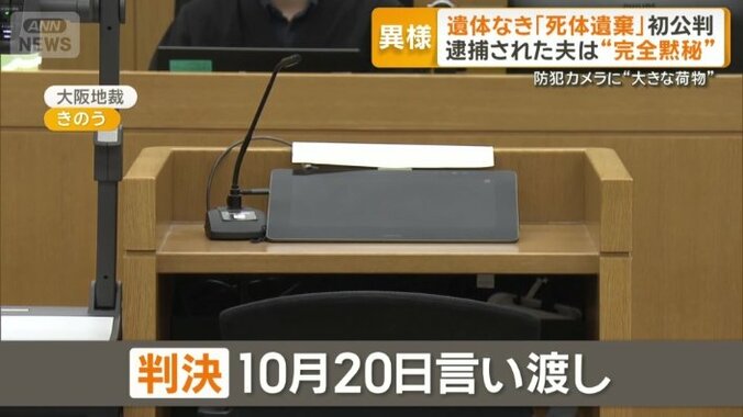 判決は10月20日に言い渡し
