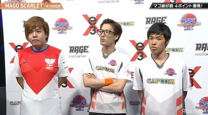 マゴスカーレット、ストレート勝ちで首位発進／ストリートファイターリーグ operated by RAGE 3枚目