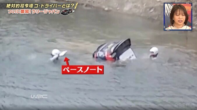 湖に落ちたのに…世界ラリー、“助手席の司令塔”がとった命懸けの行動が衝撃「それぐらい重要」水面に浮かぶ“手元”に注目 4枚目