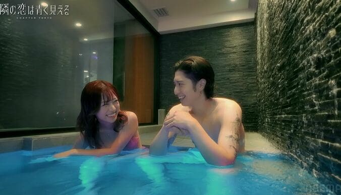 【写真・画像】スタイル抜群の元アイドルが水着姿でジャグジーデート！生田斗真似イケメンに迫る　2枚目