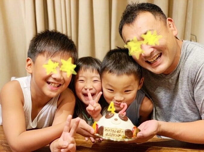 くわばたりえ、42歳の誕生日を迎えた夫に感謝「貴方がいなければ 今の幸せはありません」 1枚目