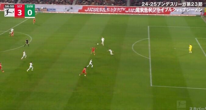 【写真・画像】すげえええ！ 堂安律、GKブチギレ“超加速ゴール”炸裂「エグすぎ」 爆速ランニング→ダイレクトで蹴り込む！自己ベスト8ゴール目　1枚目