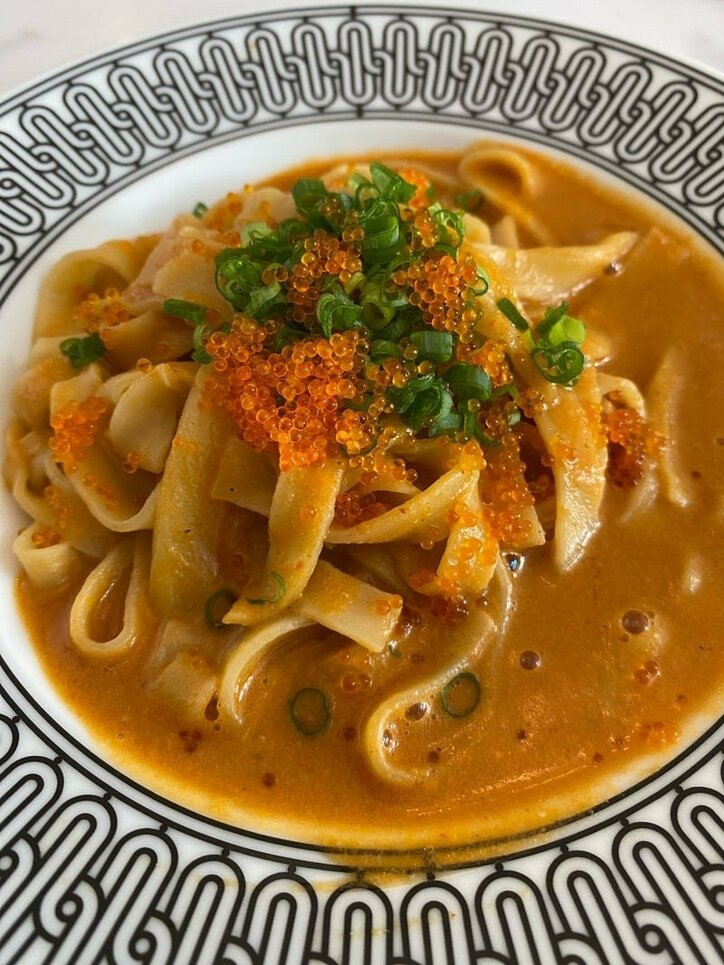 【写真・画像】川崎麻世、妻・花音の“手作りパスタ”を絶賛「めっちゃ美味しいパスタを作るんだ」　1枚目