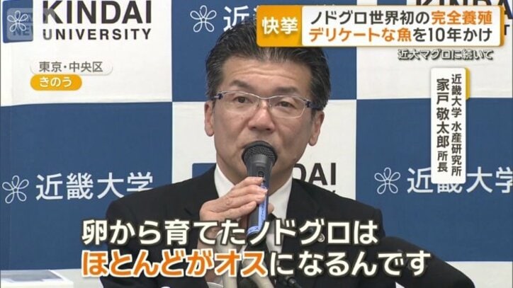近畿大学　水産研究所　家戸敬太郎所長