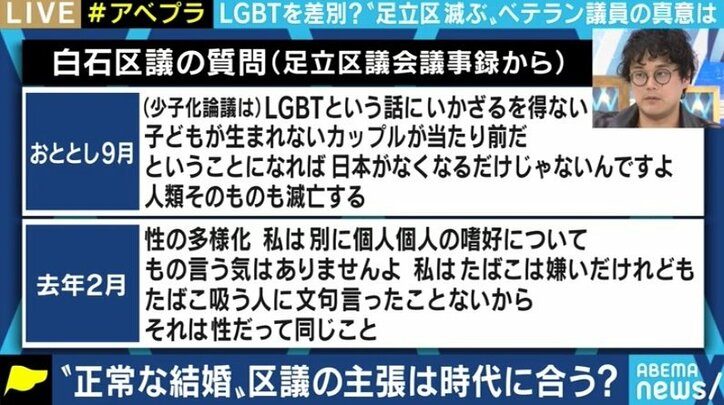 「怒鳴りまくられて“すいませんでした。間違ってました”なんて、そんなやわな議員じゃないから」足立区・白石区議の主張とは