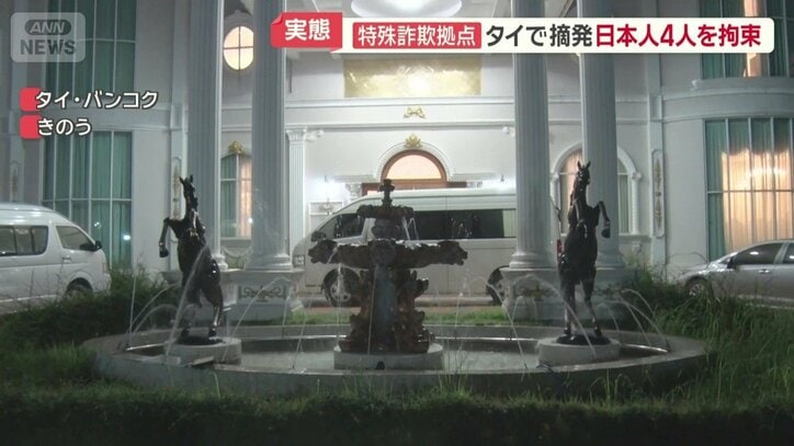 建物の外観は豪華なつくり