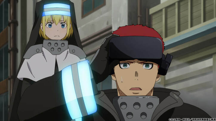 夏アニメ「炎炎ノ消防隊 弐ノ章」激突するシンラとカロン…！第4話先行カット解禁