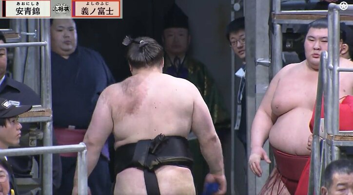 ハッとしてすぐさま道を譲る熱海富士