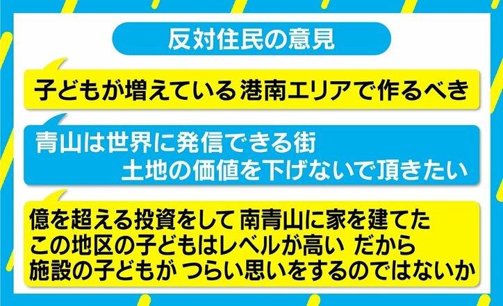 南青山の児相施設建設めぐる住民の反対意見に賛否 臨床心理士「港区は先生が病むことが多い」