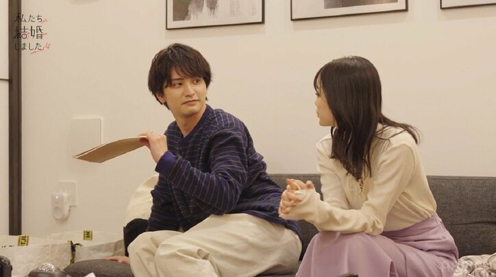 元仮面ライダー夫婦、秘密の“交換日記”がスタート！結婚初日に夫・瀬戸が妻・紺野に提案…妻の反応は？『私たち結婚しました4』第2話