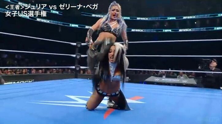 【映像】日本人美女レスラー、後頭部を“ぐしゃり”強烈スタンプ