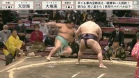 164キロの力士が土俵下にドーン!ダイレクト落下で響く重い音にファン「落ち方が怖い」元若乃花「痛いですよ」 【ABEMA TIMES】