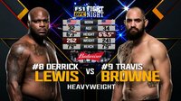 UFC Fight Night 105 デリック･ルイスvsトラヴィス･ブラウン | AbemaTV