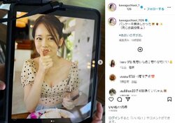 川口葵のキュートな“パンケーキぺろり”ショットに「100点満点すぎる」「美味しそうに食べる子好き」とファン歓喜　