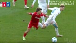 堂安律、何をやった？ 相手をハメた“一瞬の動き”「エグすぎる」 解説者が絶賛… 体を張ってファウルを誘発したプレー「参考になる」