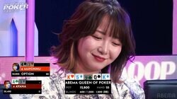 絶対にウソついてる顔してる！美女2人のバチバチな戦いにファンが熱視線…ポーカーの醍醐味「ブラフ」の応酬に反響／ポーカー・AQOP