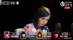 2翻落として3翻ゲット！岡田紗佳の豪運に実況席も驚き連発「そんなこと、あります！？」／麻雀・Mリーグ