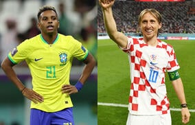 「世界一ほっこりする宣戦布告」ブラジル代表FWからモドリッチへ、W杯準々決勝で当たる両者が心温まる掛け合い