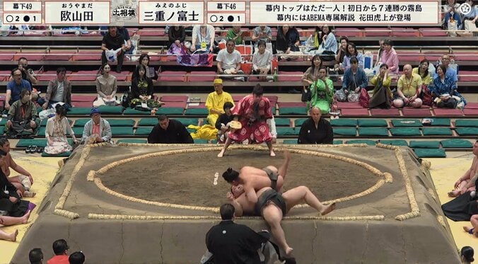 “細マッチョ”力士、腕一本で172キロをぶん投げた! 目を疑う光景に館内ざわめき「凄い!」「やば」ファンも語彙失う 4枚目