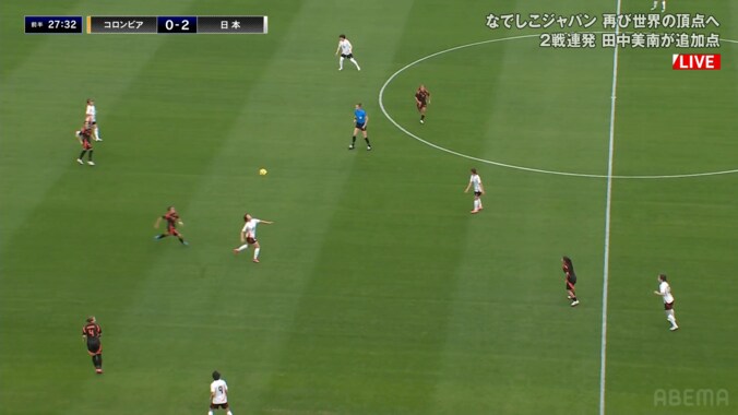 「別格だわ…」谷川萌々子の“スケールでかすぎ局面打開”に騒然「未来のバロンドール」「19才とは思えぬ落ち着き」なでしこ超新星が圧巻のトラップ→ソフトタッチで敵翻弄 4枚目