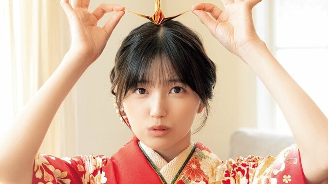 【写真・画像】乃木坂46・五百城茉央が振袖姿で艶やかに彩る 『週刊SPA！』初登場＆表紙飾る　1枚目
