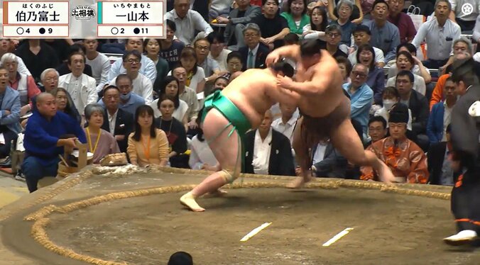 オレンジの女性の後ろに立浪部屋の女将である舞美さん