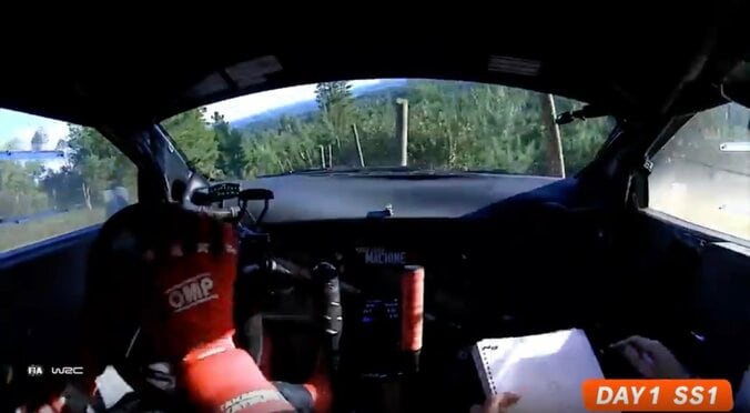 世界ラリー、勝田貴元が“またも”SS1でクラッシュ 車は軽傷もまさかの2戦連続デイリタイア 2枚目